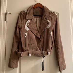 BlankNYC Suede Moto Jacket